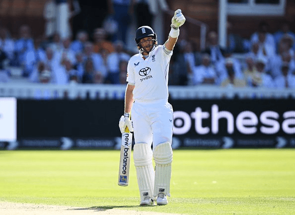 Joe Root was unbeaten on 99 at Lord's on day 1