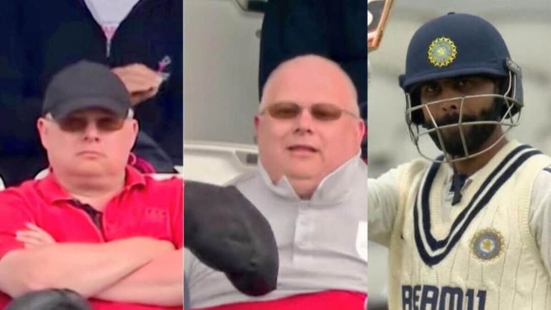 Jadeja asks fan to change T-shirt 